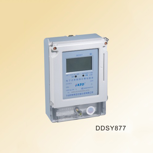 DDS877Single Phase Electronic Kilowatt Hour Meter